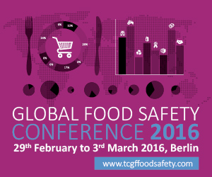 Global Food Safety Conference 2016 - February 29 - March 3, 2016 - Berlin