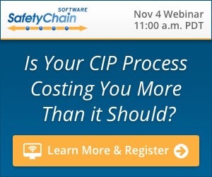 SafetyChain - Is Your CIP Process Costing You More Than it Should?