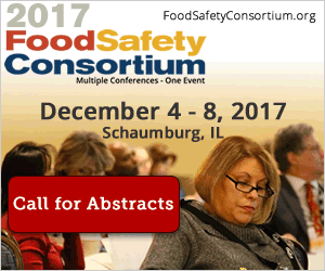 2017 Food Safety Consortium Call for Abstracts