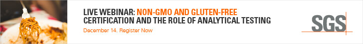 SGS - Live Webinar: Non-GMO and Gluten-Free Certification and the Role of Analytical Testing