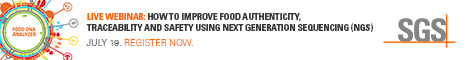 SGS - How to improve food authenticity, traceability and safetyusing next generation sequencing (NGS)