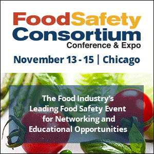 2018 Food Safety Consortium Conference & Expo - November 13-15, 2018 - Chicago, IL