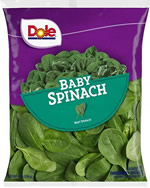 Dole Recalls Baby Spinach Due to Salmonella Risk